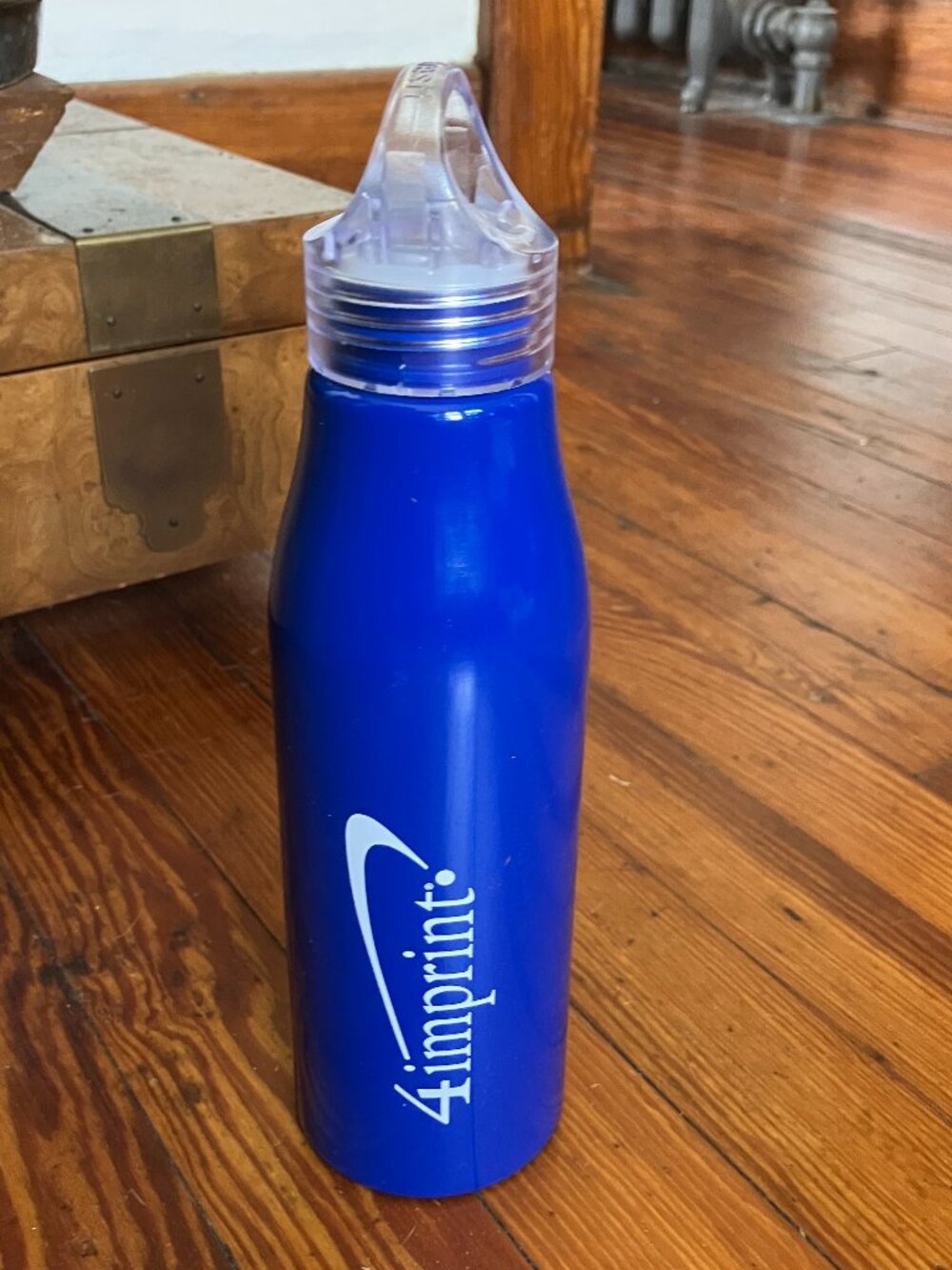 NEW 4imprint Cobalt Blue Aluminum Water Bottle - 25oz